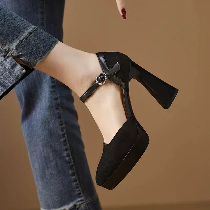 Celeste Tacones Elegantes