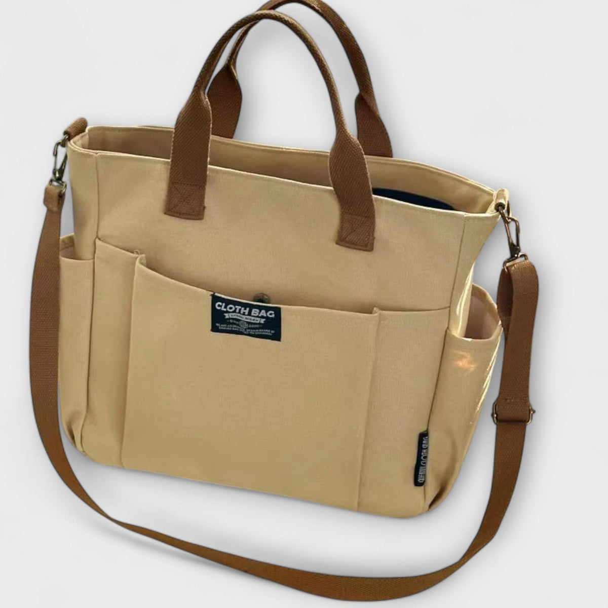 Olivia - Bolsa tote minimalista de lona