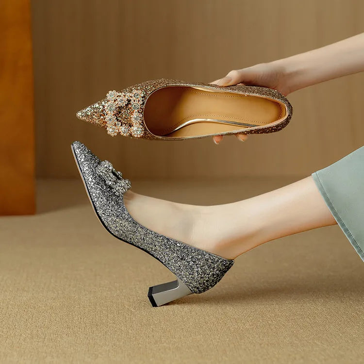 Glitterpumps van Gloria