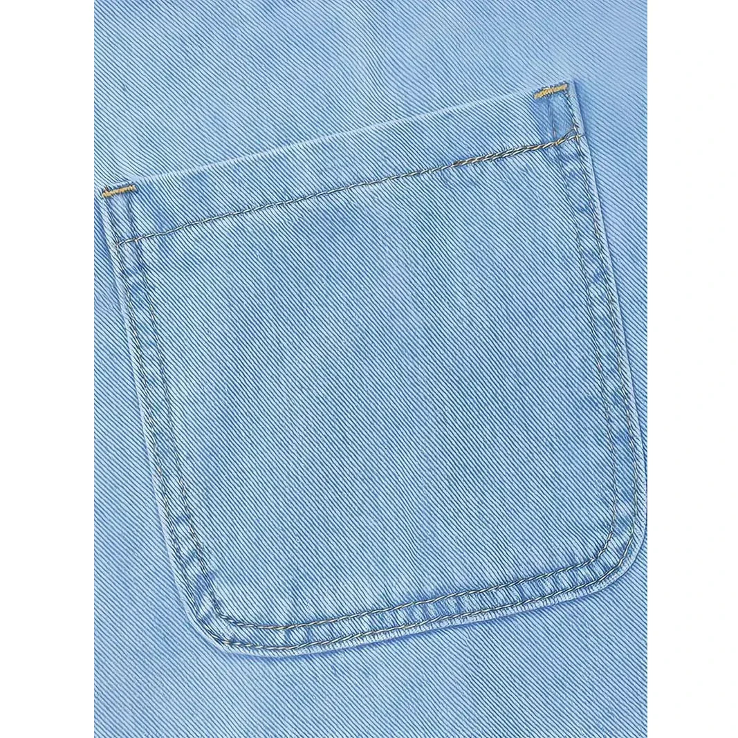 Saylor | Abito comodo effetto denim