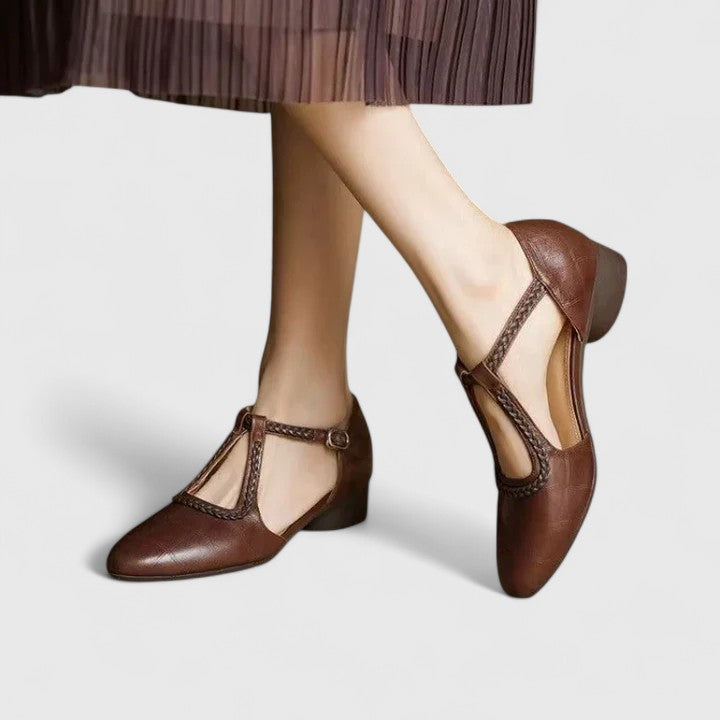 Delphine | Sandalias planas elegantes