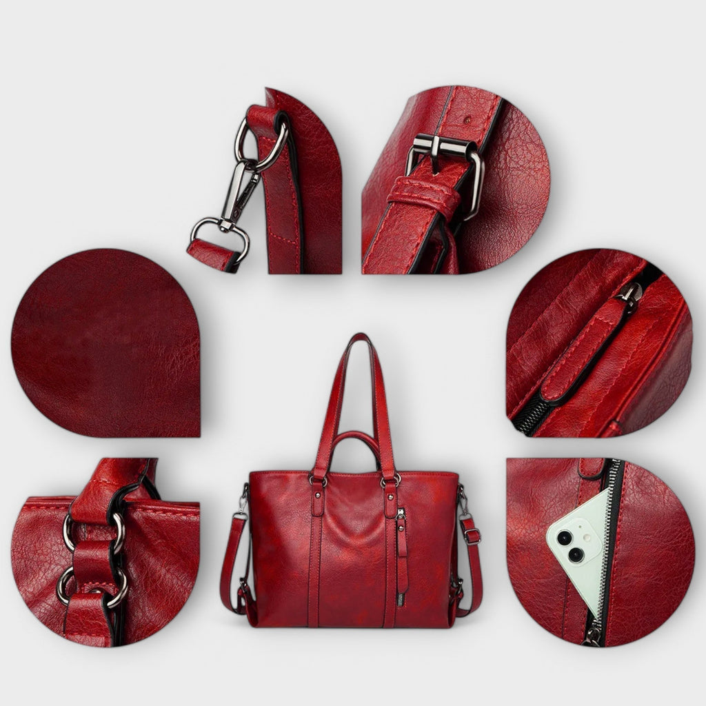 Olivia - Grote leren tas