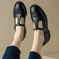 Mary Janes elegantes com tira em T