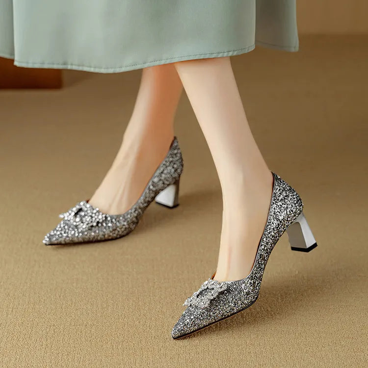 Glitterpumps van Gloria