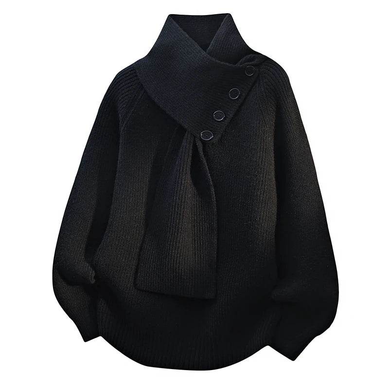 Elara | Soft Button-Detail Knit Sweater