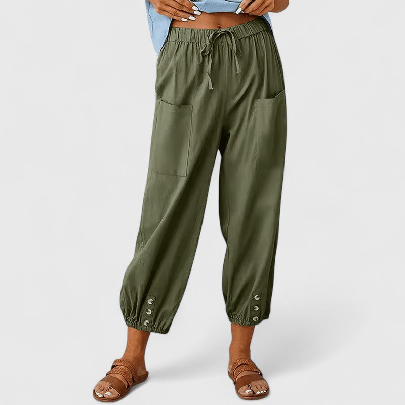 Jolie | Pantalones sofisticados de pierna ancha