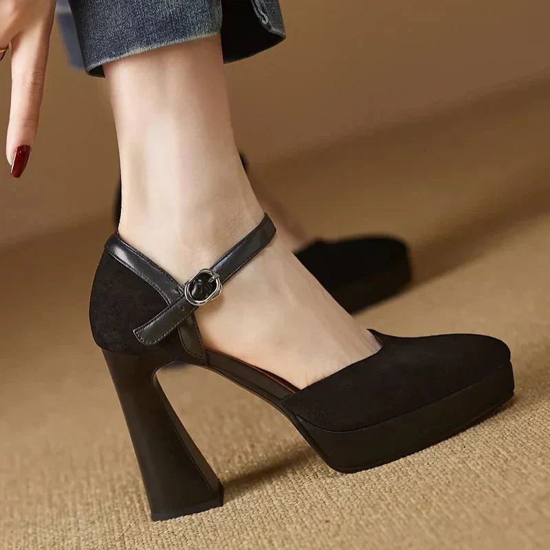 Celeste Tacones Elegantes