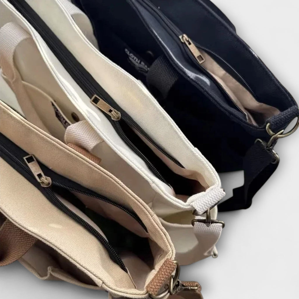 Olivia - Bolsa tote minimalista de lona