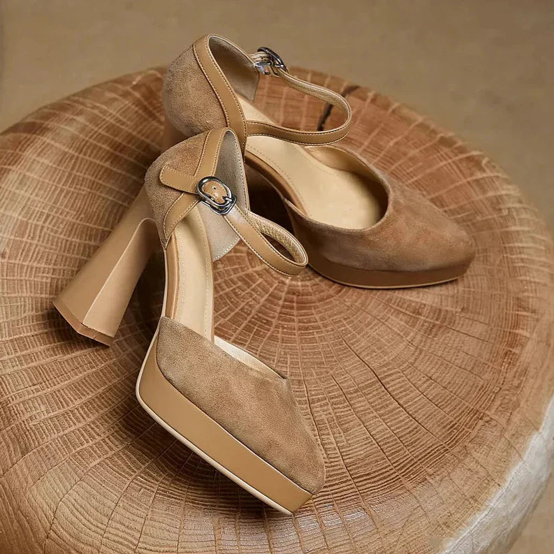 Celeste Tacones Elegantes
