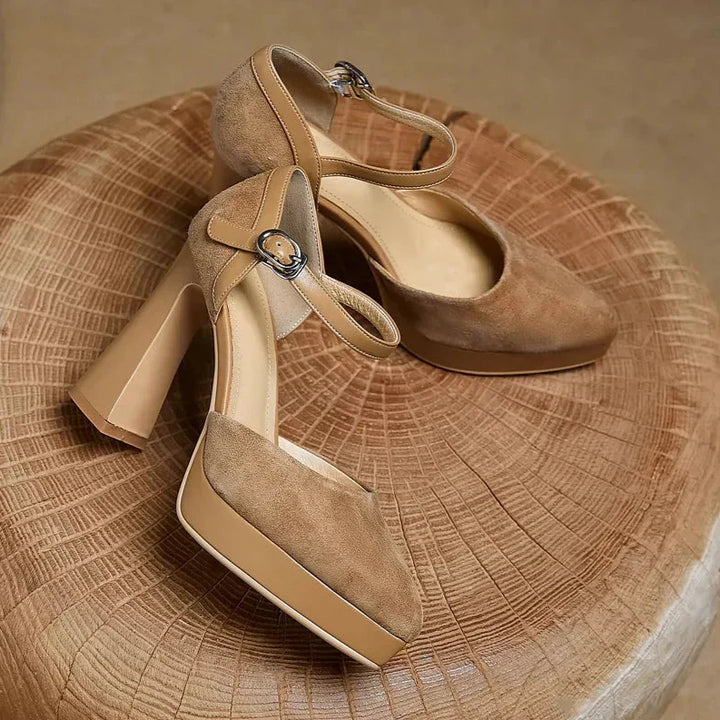Celeste Tacones Elegantes