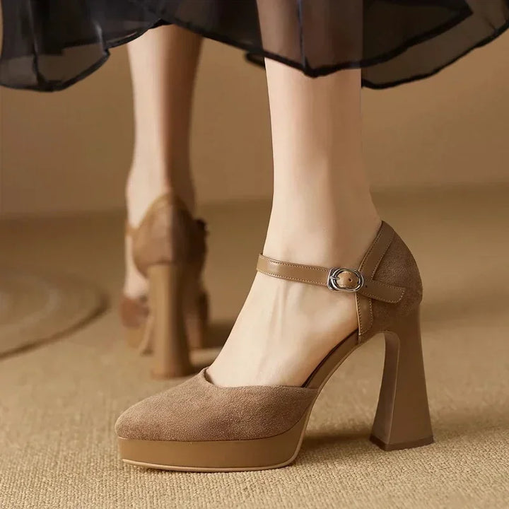Celeste Tacones Elegantes