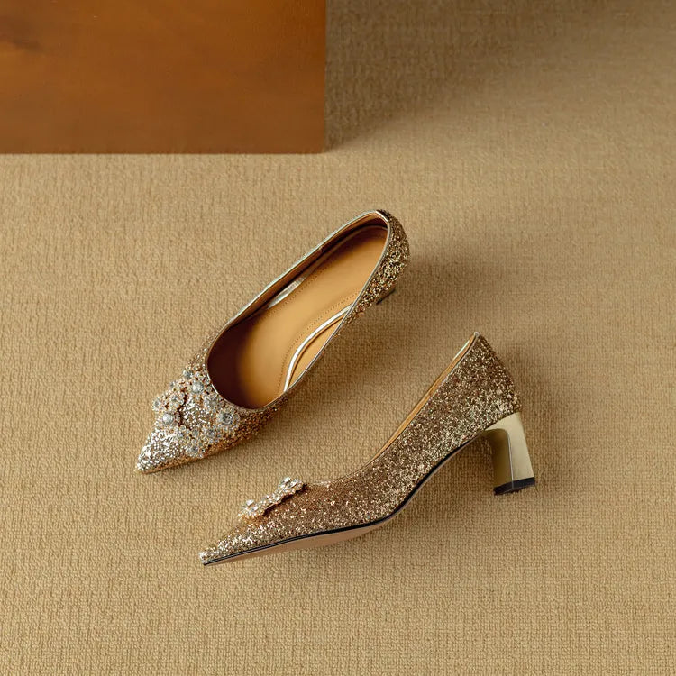 Glitterpumps van Gloria