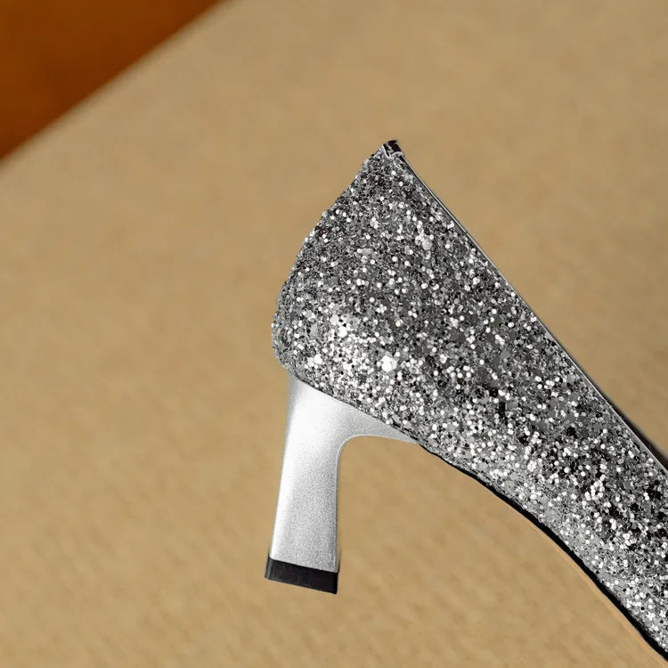Glitterpumps van Gloria