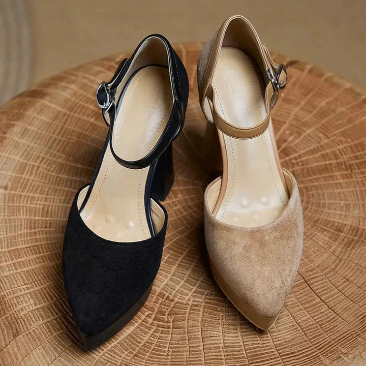Celeste Tacones Elegantes
