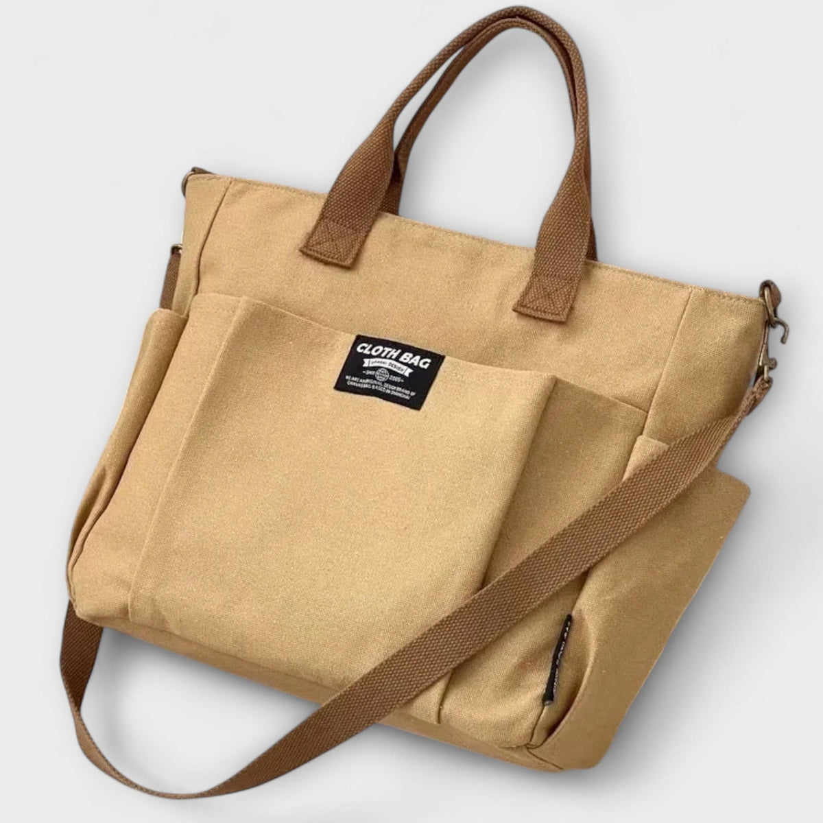 Olivia - Bolsa tote minimalista de lona