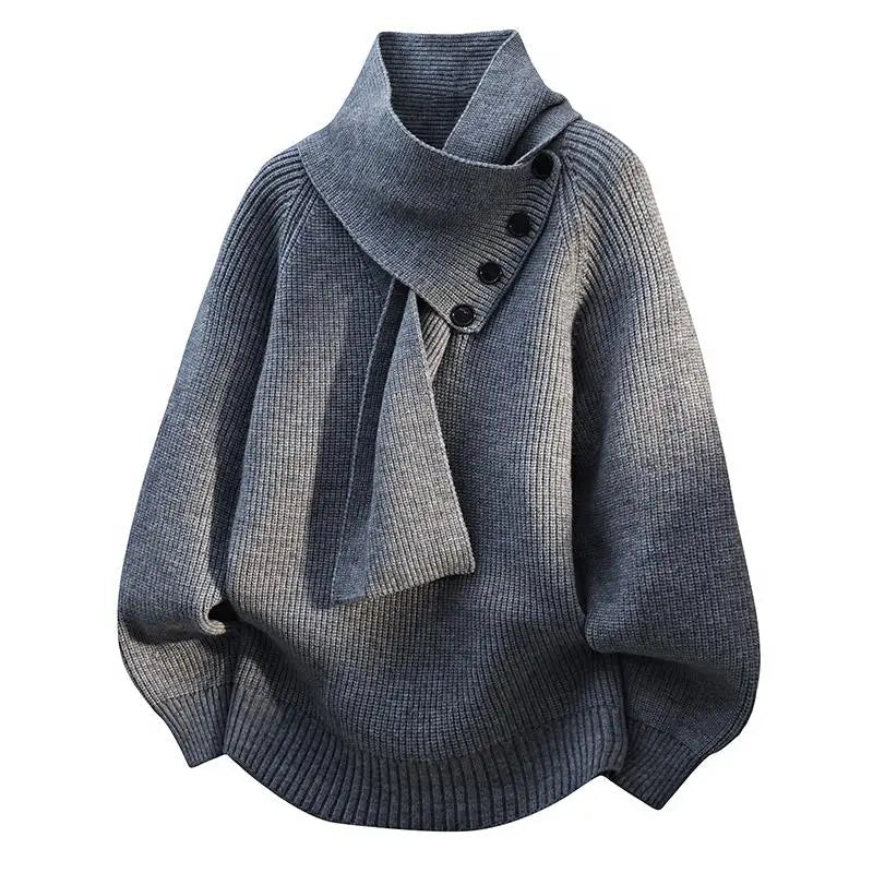 Elara | Soft Button-Detail Knit Sweater