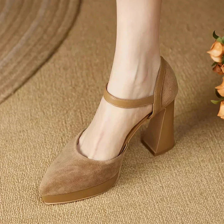 Celeste Tacones Elegantes