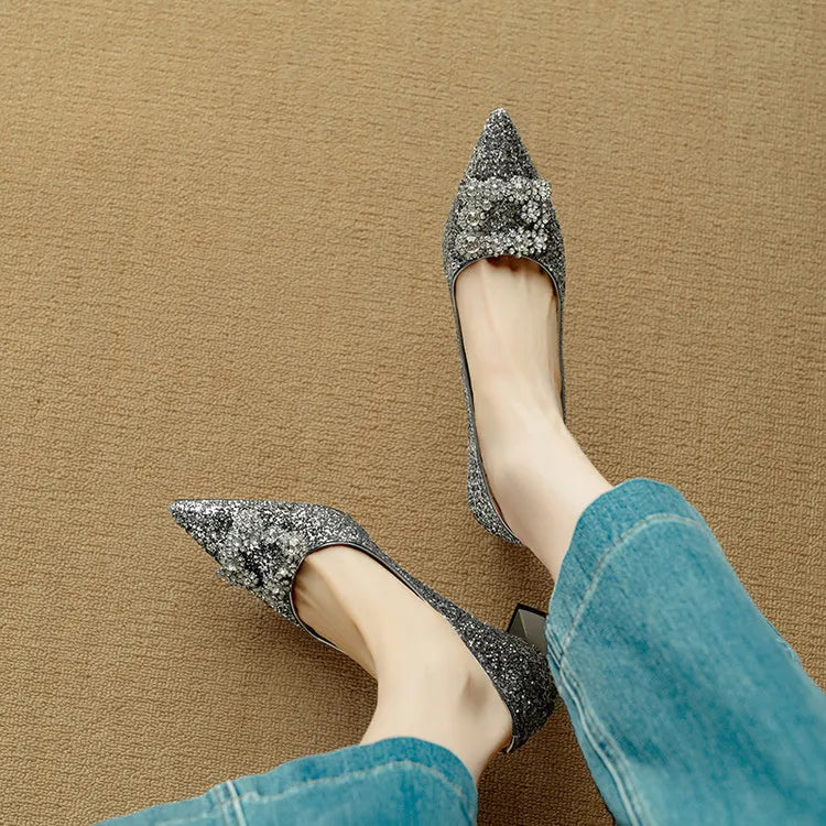 Glitterpumps van Gloria