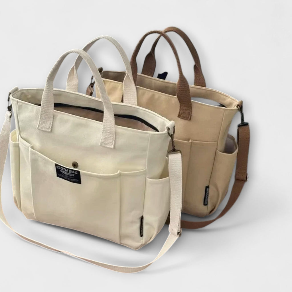 Olivia - Bolsa tote minimalista de lona