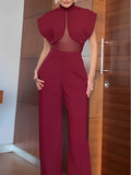 Veronica set van transparant mesh met patchwork