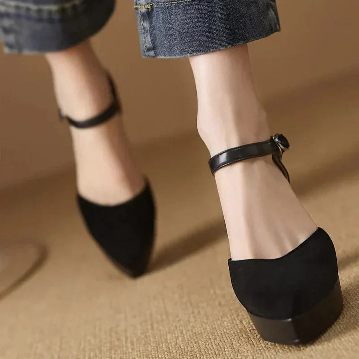 Celeste Tacones Elegantes