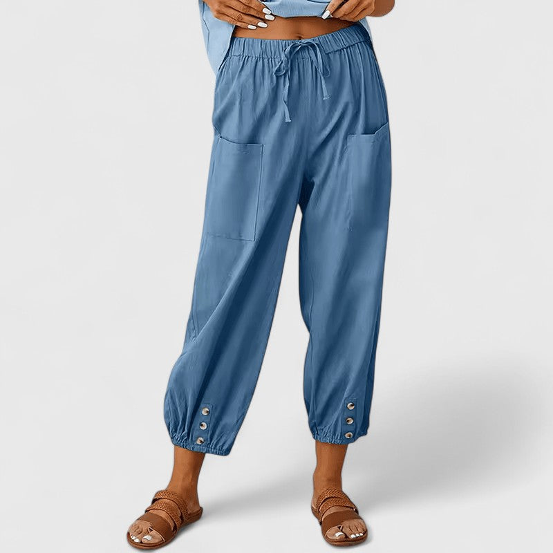 Jolie | Pantalones sofisticados de pierna ancha
