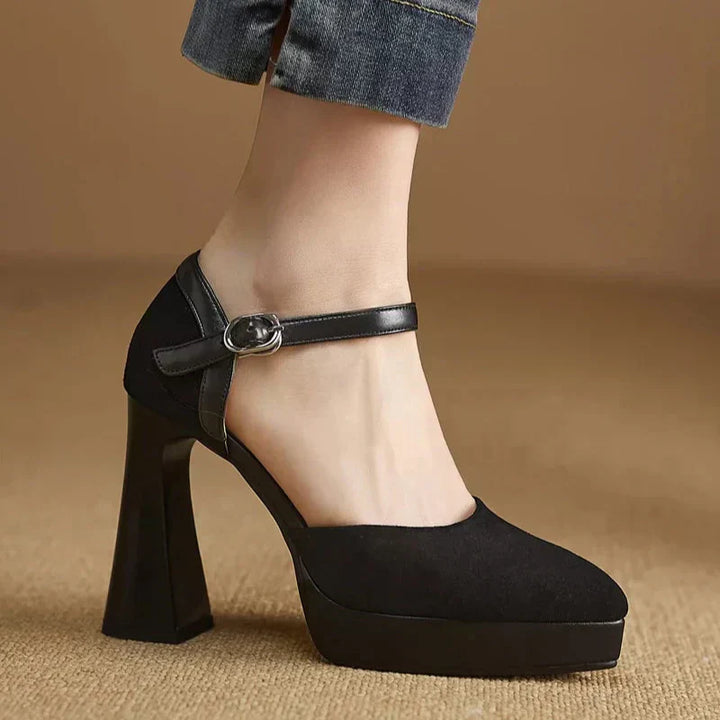 Celeste Tacones Elegantes