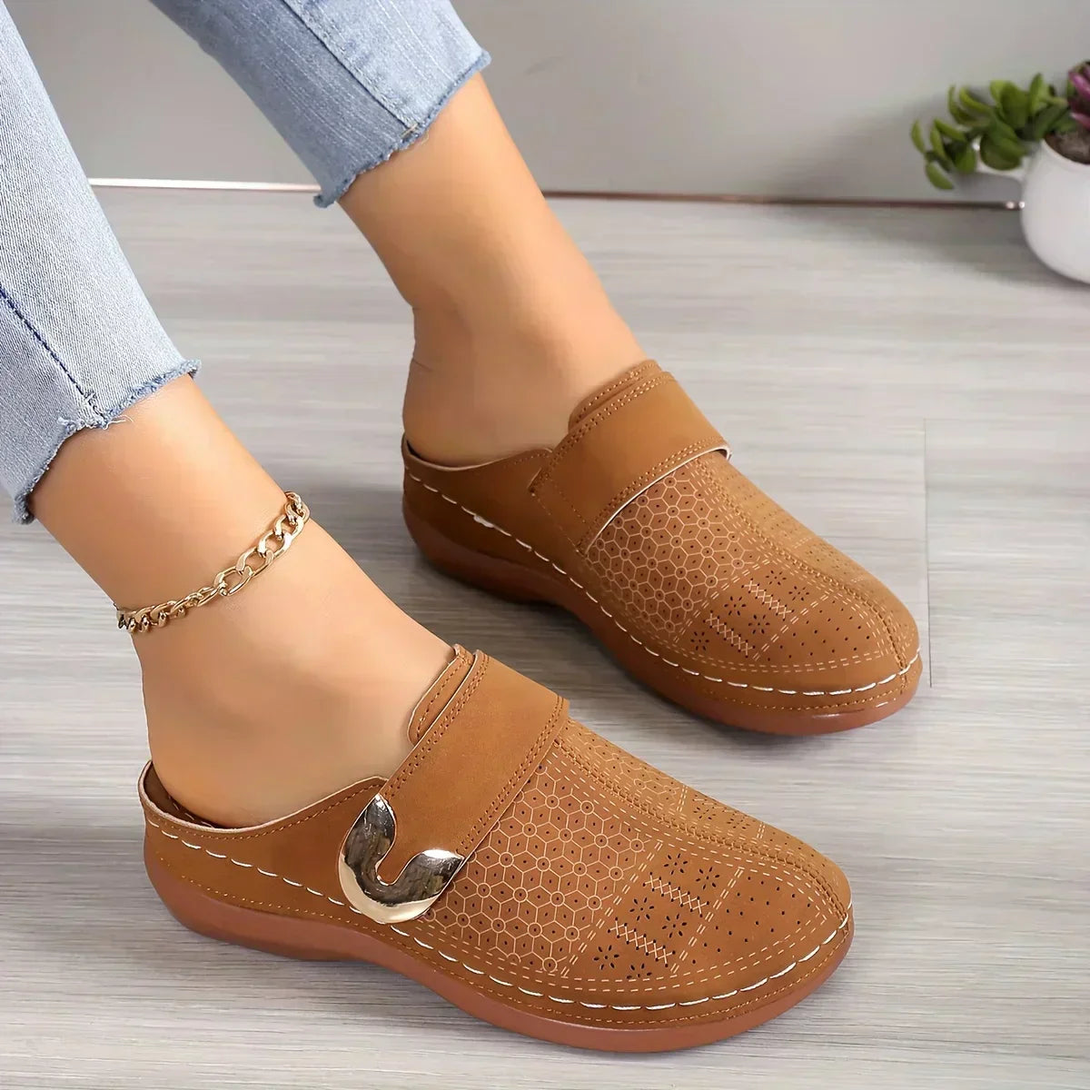 Sam - Sandales compensées élégantes offrant un bon maintien