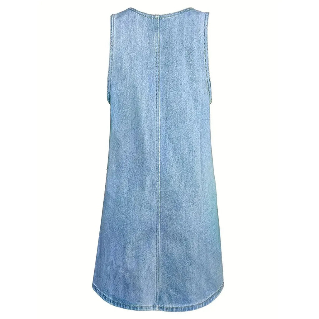 Saylor | Abito comodo effetto denim