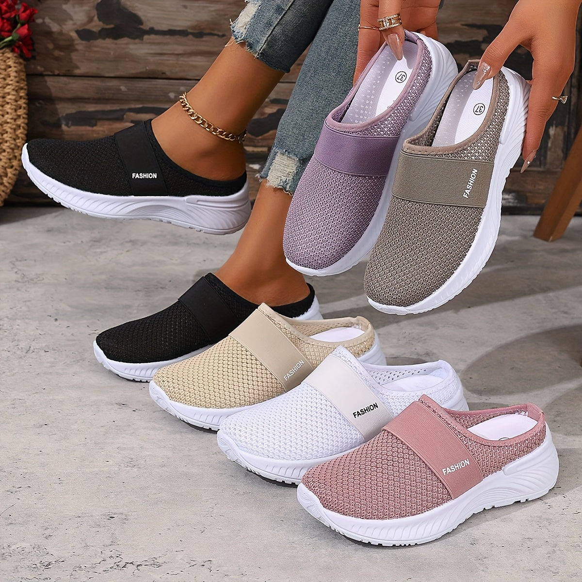 Ava | Sandali in rete comodi ortopedici