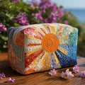 Gracie | Trousse de toilette matelassée au soleil