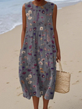 Abito midi floreale Gwen