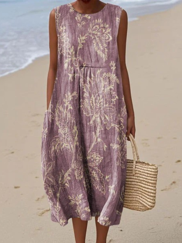 Vestido midi floral Mia