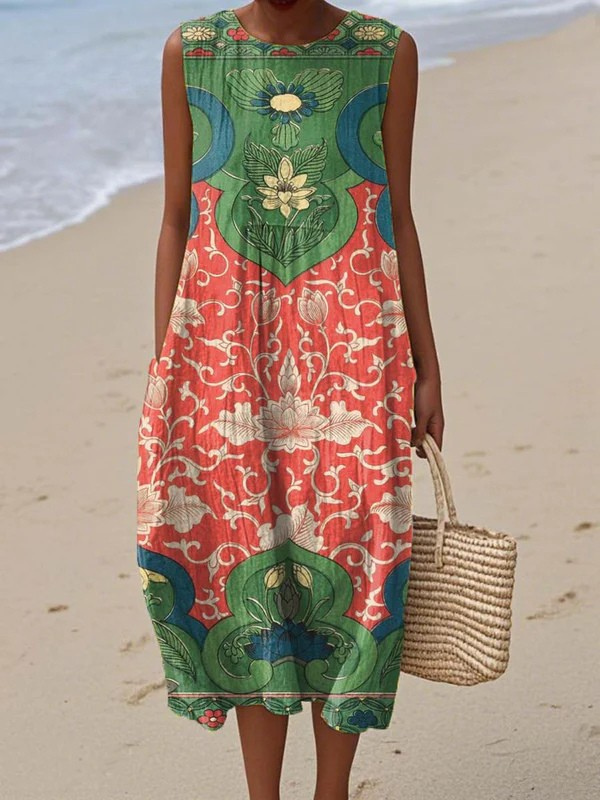Robe midi bohème Vera