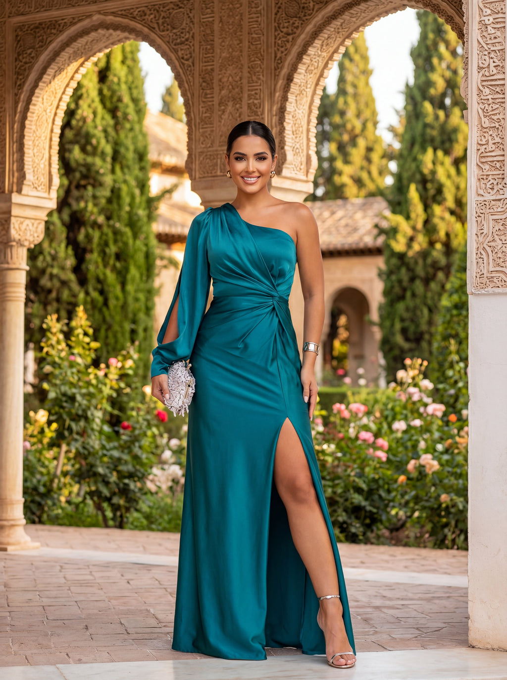 Eleanor | Robe élégante intemporelle coupe trapèze
