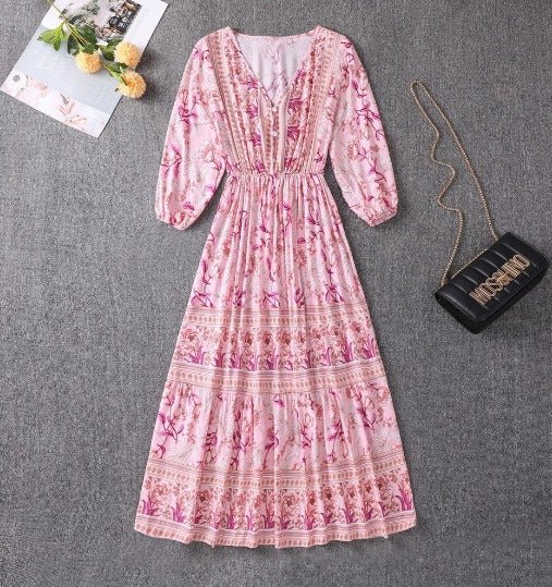 Marino | Vestido bohemio costero