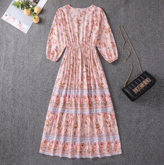 Marino | Vestido bohemio costero