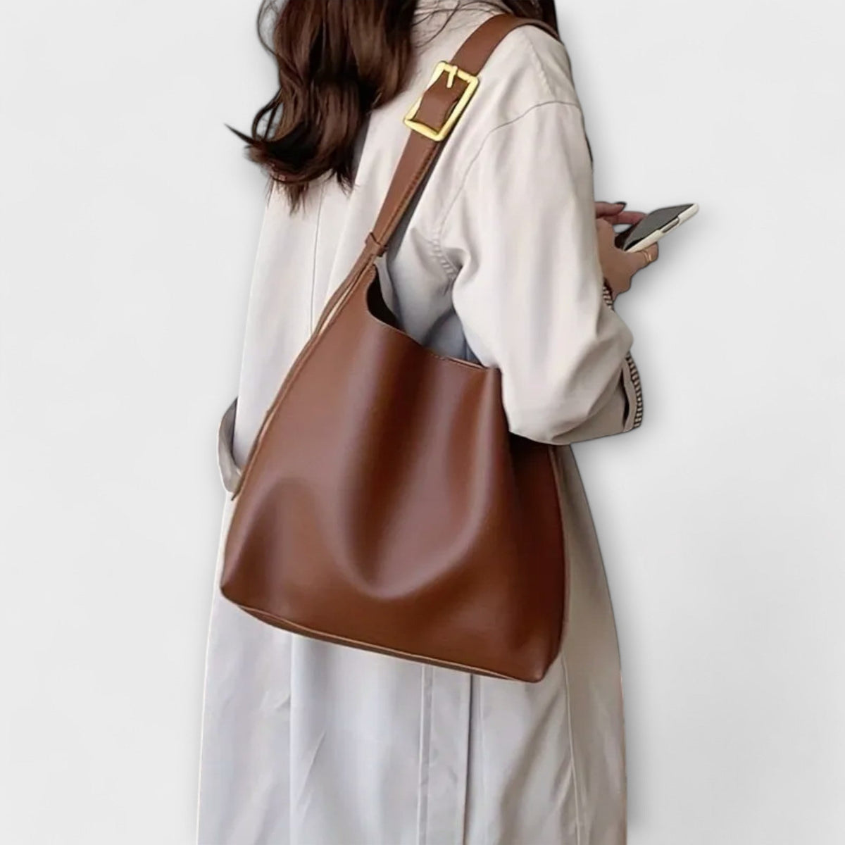 Olivia – Elegante leren schoudertas