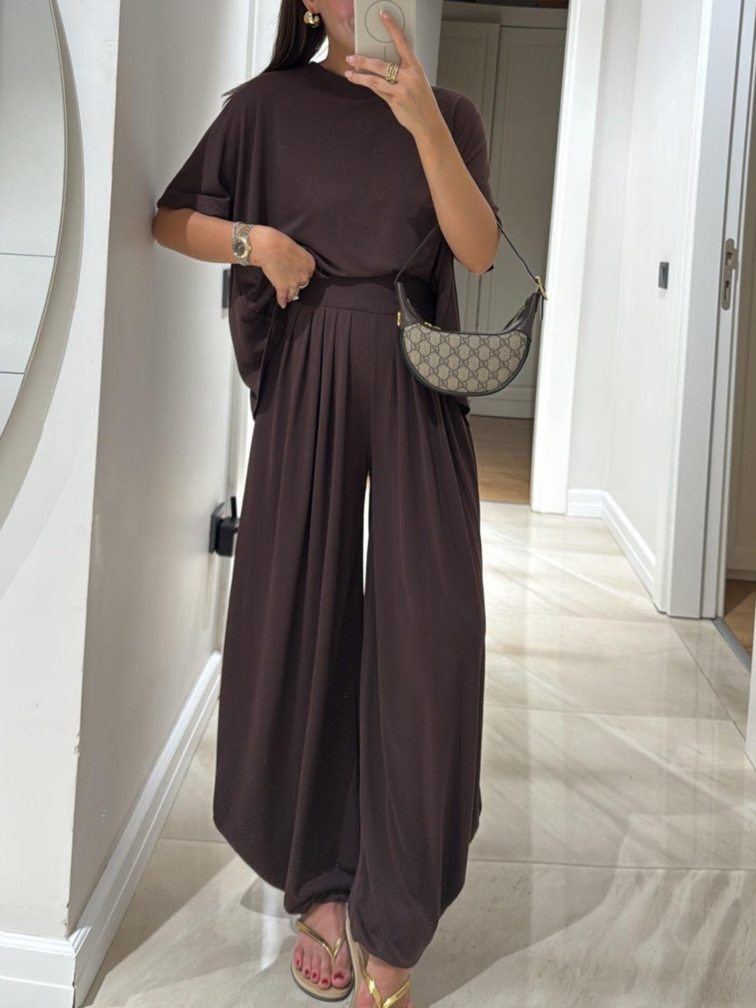 Conjunto Casual Gris Claro Sophie