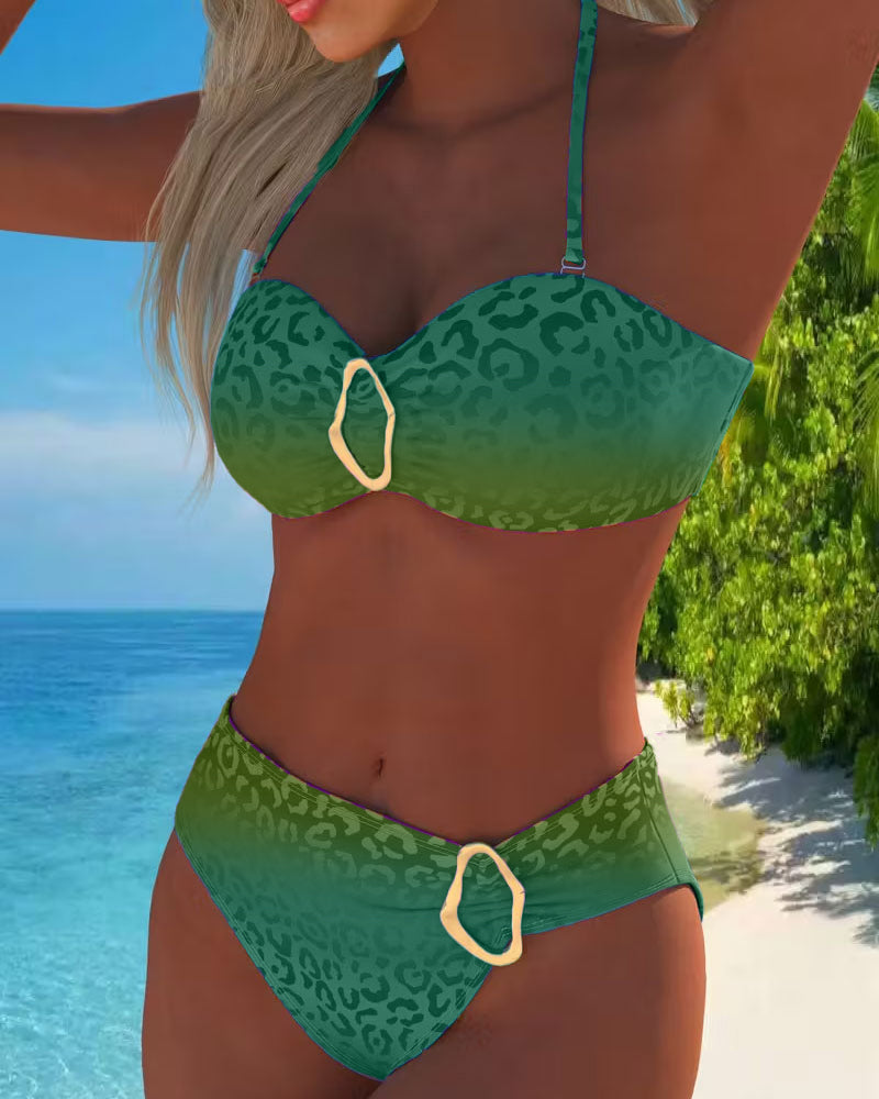 Sofie - Conjunto de bikini con cuello halter