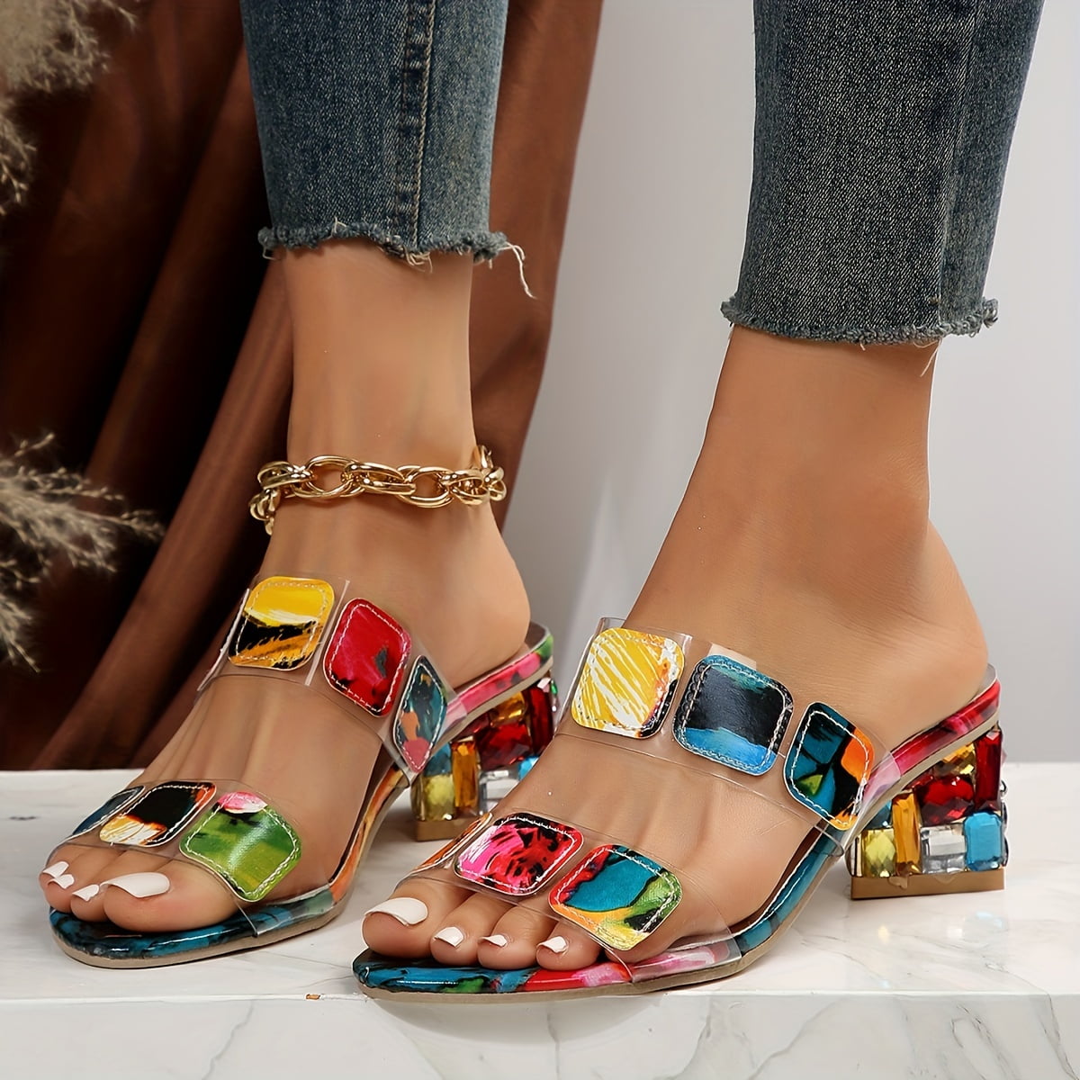 Gianna – Sandalen met hak en opvallend accent