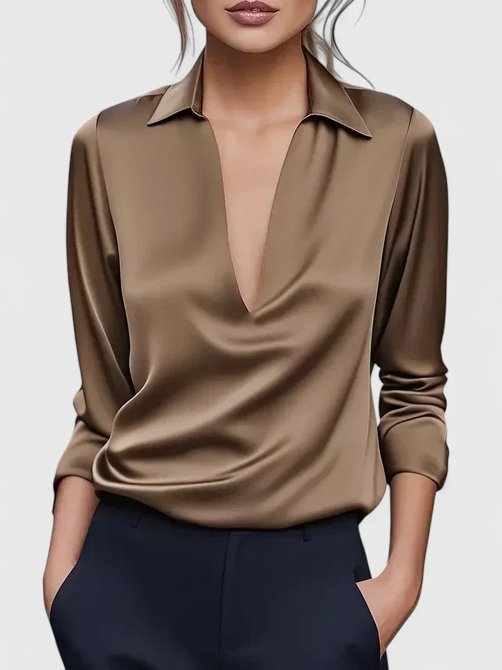 Calvina | Blusa sofisticata