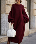 Adara Women's Oversized Knit Maxi Dress