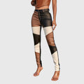 Calliope - Calça tubinho com estampa color block