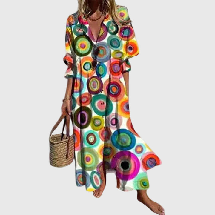 Zariah | Vestido Bohemio Maxi Elegante