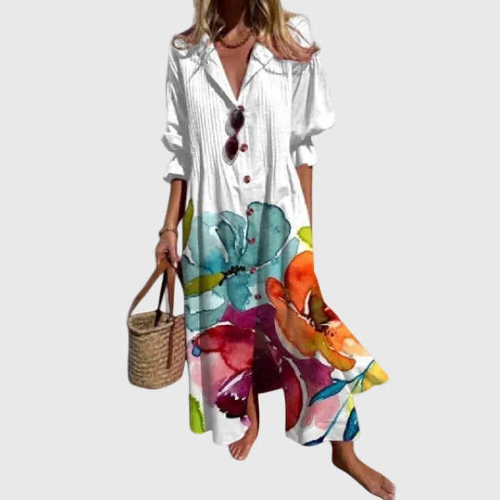 Zariah | Vestido Bohemio Maxi Elegante