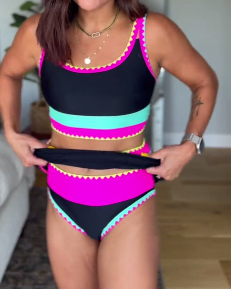 Myra - Conjunto de banho com modelagem esportiva