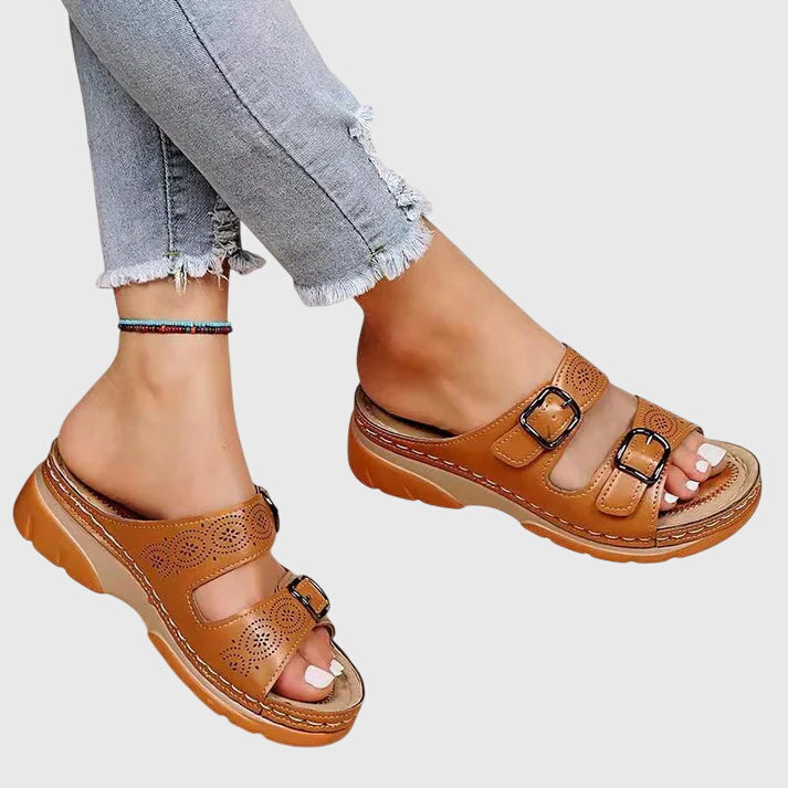 Diora | Sandalias ortopédicas de cuero