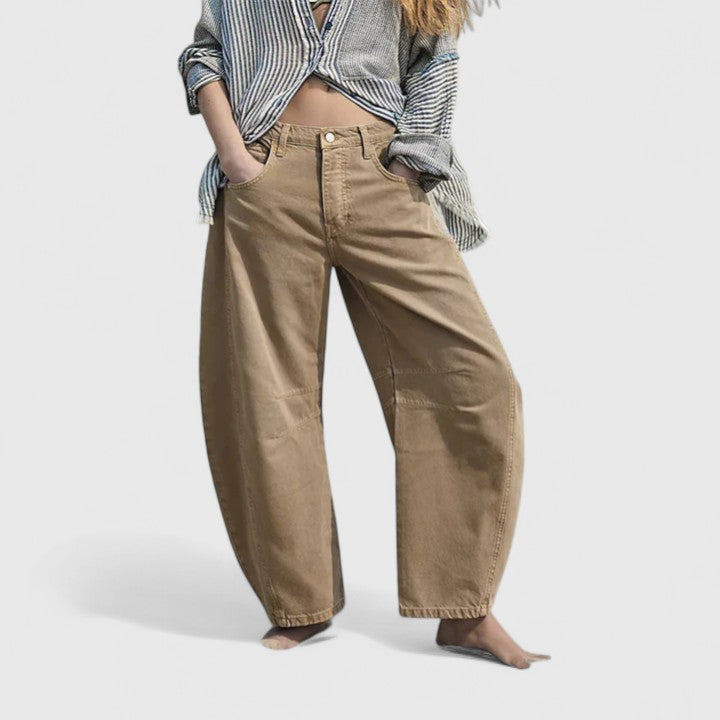 Rain | Pantalon confortable à jambes larges