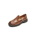 Mattea | Mary Janes élégantes en cuir